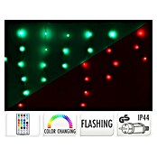 Decoratieve led-kerstverlichting Ijspegelgordijn 172 LED (Zwart, Op netstroom, Led, Aantal lichtbronnen: 172 st.) | BAUHAUS