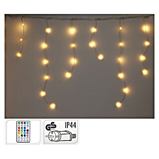 Decoratieve led-kerstverlichting Ijspegels 85 LED (Zwart, Op netstroom, Led, Aantal lichtbronnen: 85 st.)