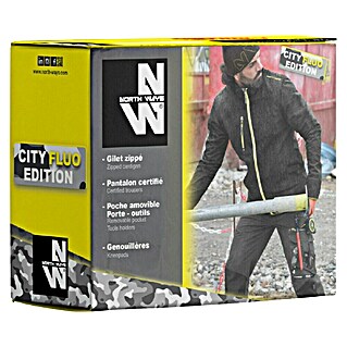 North Ways Komplet delovnih oblačil City Fluo Edition (L)