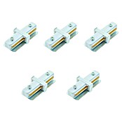 Led Hispania Conector monofásico (3,3 x 3,3 x 7,7 cm, Blanco, 5 ud.) | BAUHAUS