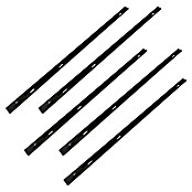Led Hispania Carril bifásico (4,2 x 2 x 218 cm, Aluminio, Negro, 5 ud.) | BAUHAUS