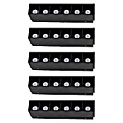 Panaled Foco para riel Albacete magnético (6 W, Negro, 5 ud.) | BAUHAUS