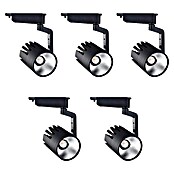 Led Hispania Foco LED para riel Prat (30 W, 10 x 20 cm, Negro, 5 ud.) | BAUHAUS