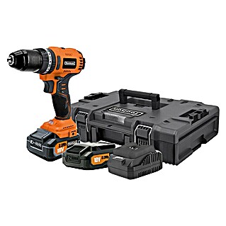 Toolson Taladro atornillador percutor de batería PRO-PBL2 (18 V, 2 baterías, 2 Ah, 50 Nm)
