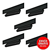 Panaled Carril magnético Soria (12 W, Negro, 5 ud.) | BAUHAUS