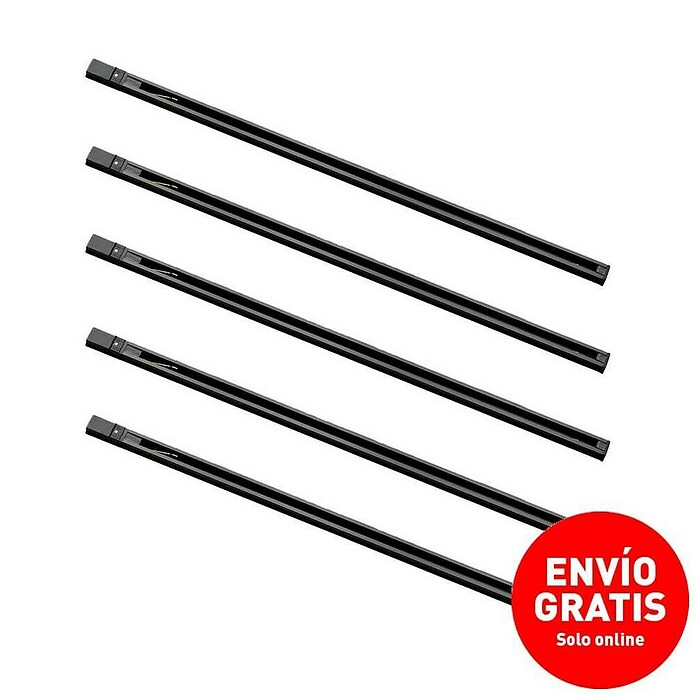 Led Hispania Carril bifásico (2 x 42 x 118 cm, Aluminio, 5 ud.) | BAUHAUS