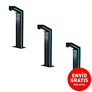 Led Hispania Baliza LED Hook (10 W, Negro, Altura: 80 cm)