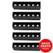 Panaled Foco para riel Albacete magnético (6 W, Negro, 5 ud.) | BAUHAUS