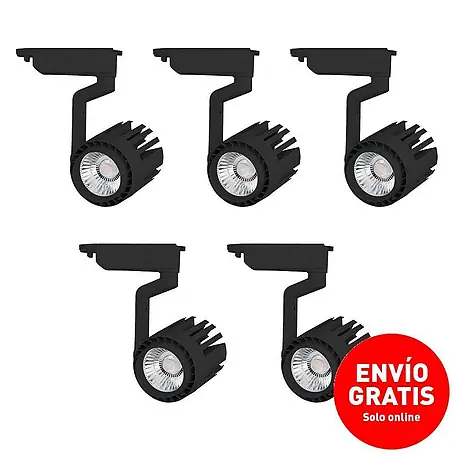 Led Hispania  Foco LED para riel Alex