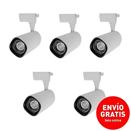 Led Hispania  Foco LED para riel Nor