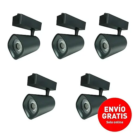 Led Hispania  Foco LED para riel Nor