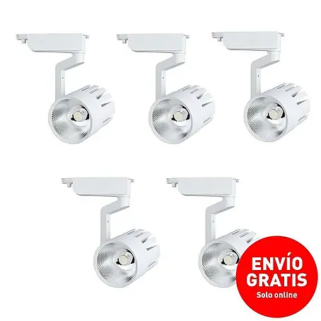 Led Hispania  Foco LED para riel Prat