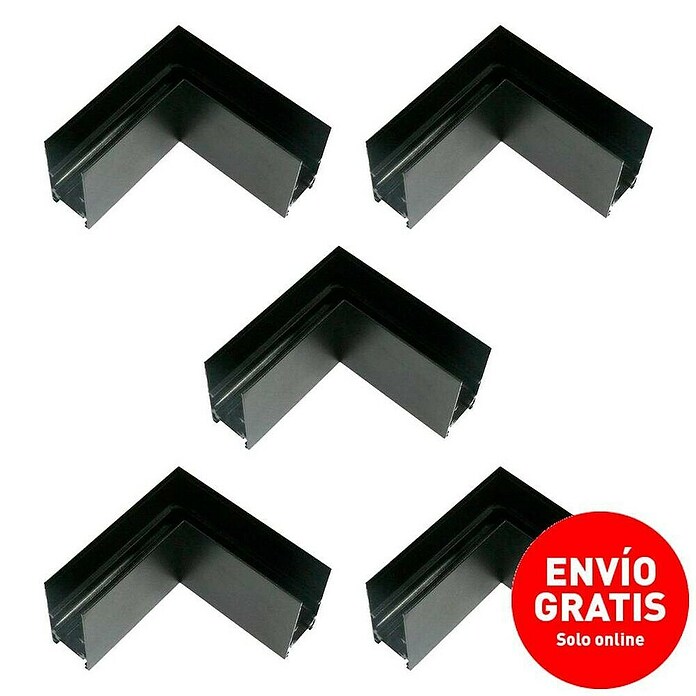 Led Hispania Conector en L magnético (5 ud., Aluminio) | BAUHAUS