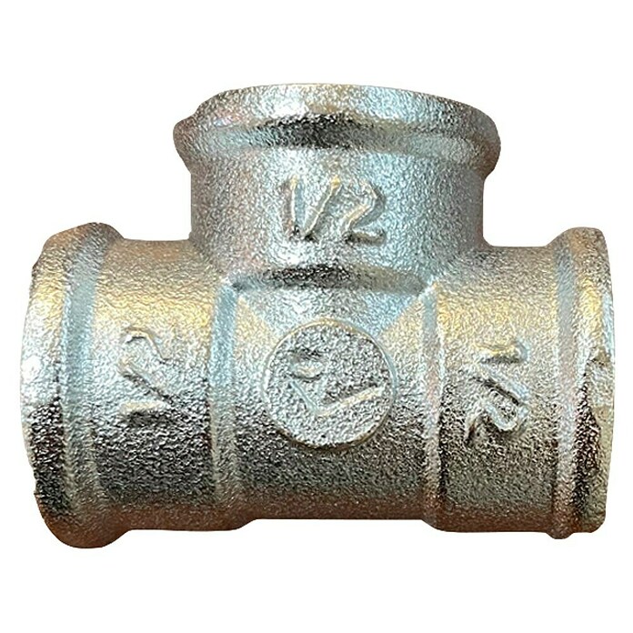 Pieza T Hembra (Rosca: ½″, 1 ud., Cromo) | BAUHAUS
