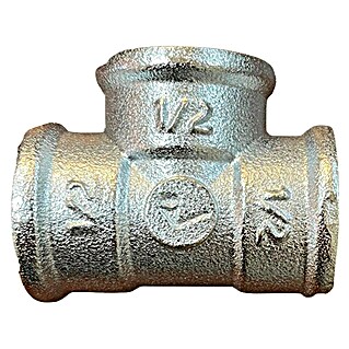Pieza T Hembra (Rosca: ½″, 1 ud., Cromo)