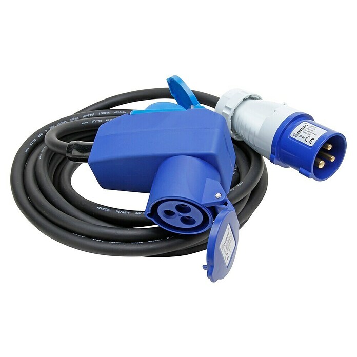 Kopp CEE camping-adapterkabel (Kabellengte: 5 m, Aantal geaarde stopcontacten: 2 st.) | BAUHAUS