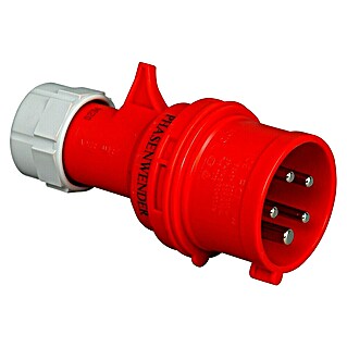 Kopp CEE-stekker met fasewisselaar (Rood, 400 V)