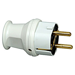 Kopp Schuko-Stecker (Weiß, IP44)