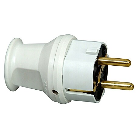 Kopp Schuko-Stecker (Weiß, IP44)