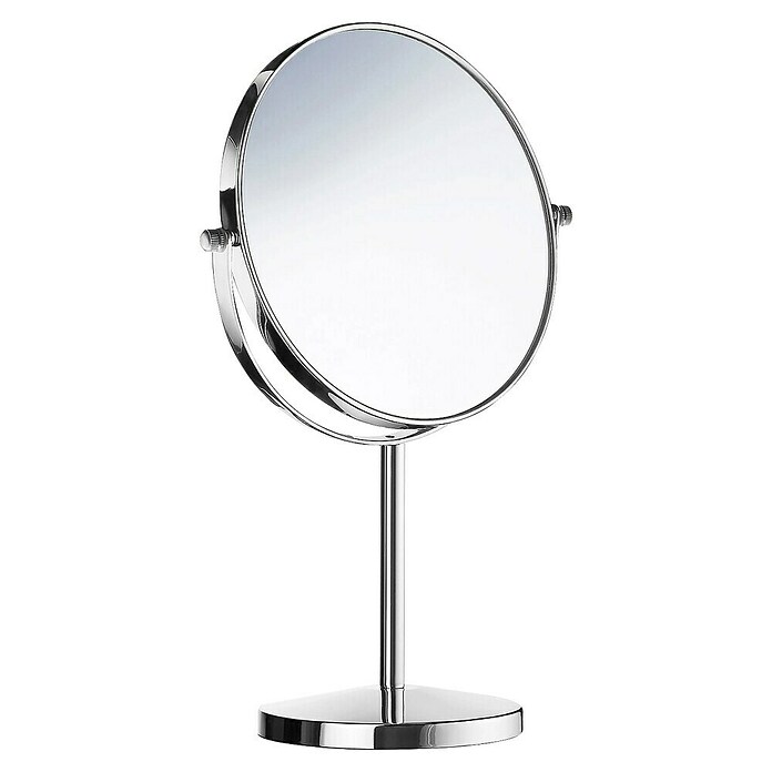Smedbo Cosmeticaspiegel staand (Diameter: 17 cm, Rond, Chroom, Vergroting 1: 700 %) | BAUHAUS