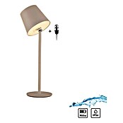 Just Light Punjiva stolna svjetiljka Boteria  (3 W, D x Š x V: 110 x 110 x 370 mm, Topla bijela, Bež) | BAUHAUS
