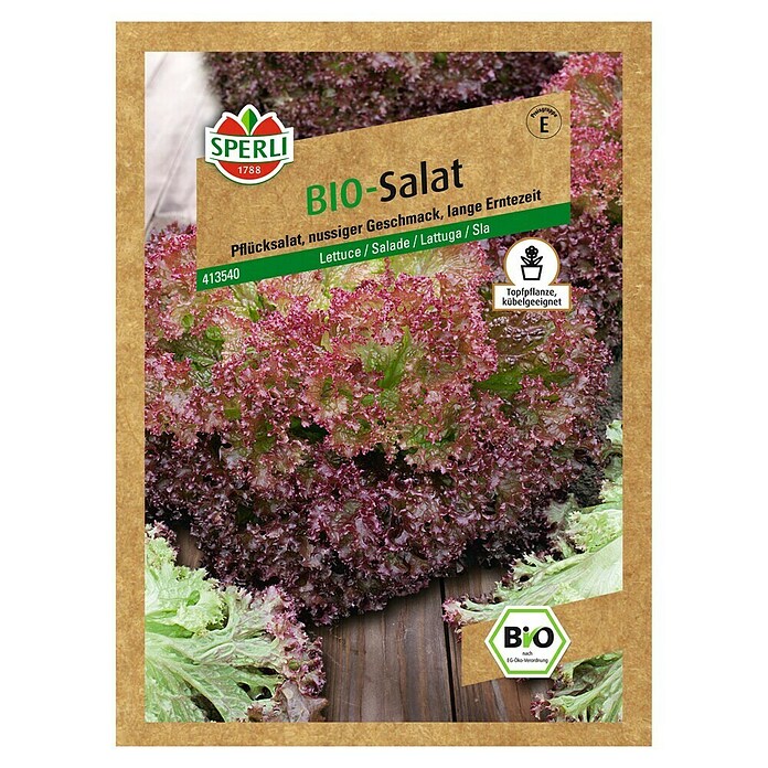 BIO PFLÜCKSALAT ROT