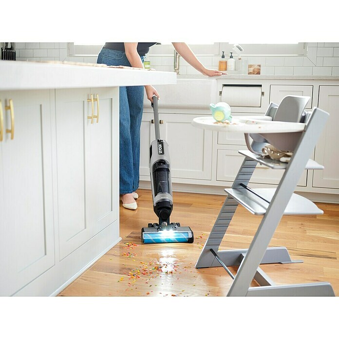 Ryobi ONE+ Akku-Hartbodenreiniger RHFC18BL-0 (18 V, Ohne Akku, Luftmenge: 710 l/min) | BAUHAUS
