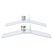 Livn Steunvoet Set wit (Passend bij: Livn infraroodpanelen) | BAUHAUS