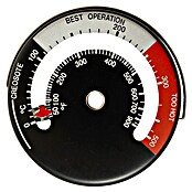 Livn Thermometer voor kachel (Zwart, Diameter: 6,2 cm) | BAUHAUS