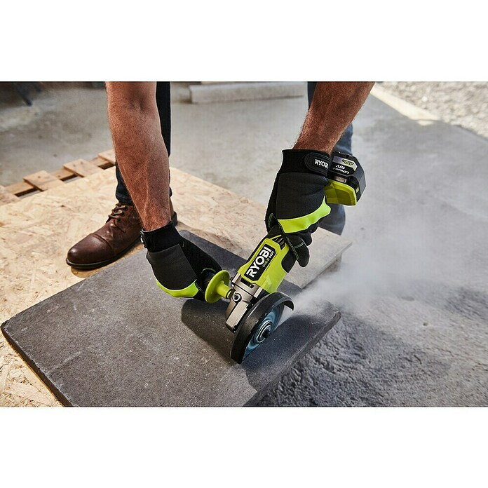 Ryobi ONE+HP Haakse accuslijper RAG18X125-0 (Excl. accu, Schijfdiameter: 125 mm) | BAUHAUS