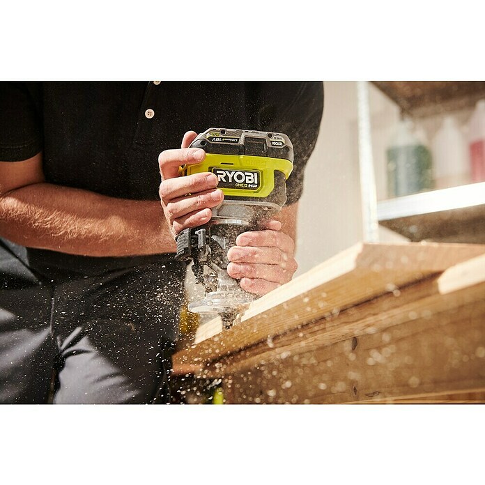 Ryobi ONE+HP Akku-Kantenfräser RTR18C-0 (18 V, Ohne Akku) | BAUHAUS