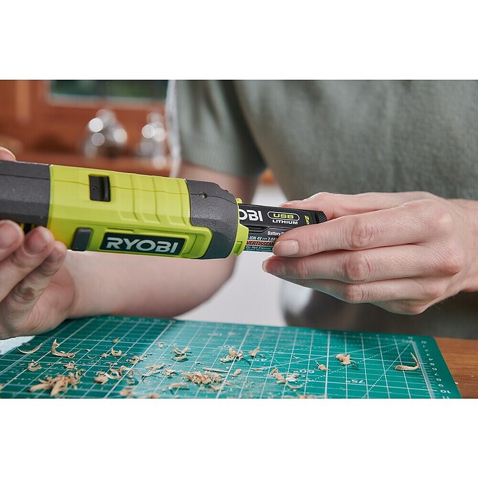 Ryobi 4V USB Akku-Schnitzer RPC4-0 (4 V, Ohne Akku) | BAUHAUS