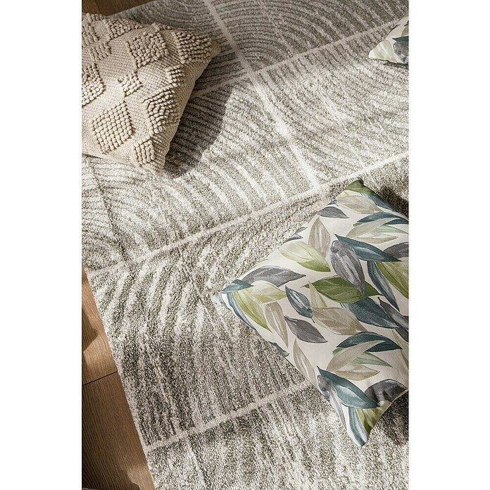 Cojín Rombos Popcorn (Beige, 45 x 45 cm, 100% algodón) | BAUHAUS