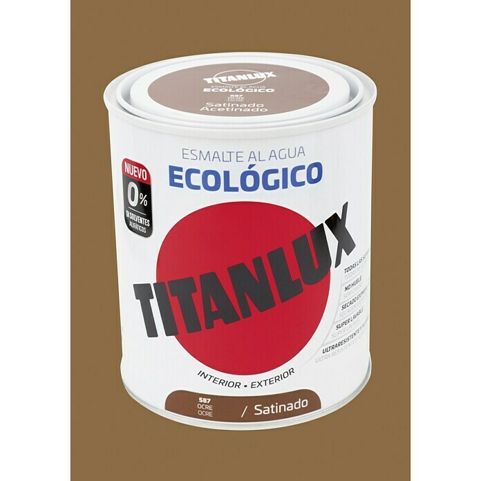 Titanlux Esmalte de color Eco (Ocre, 250 ml, Satinado)