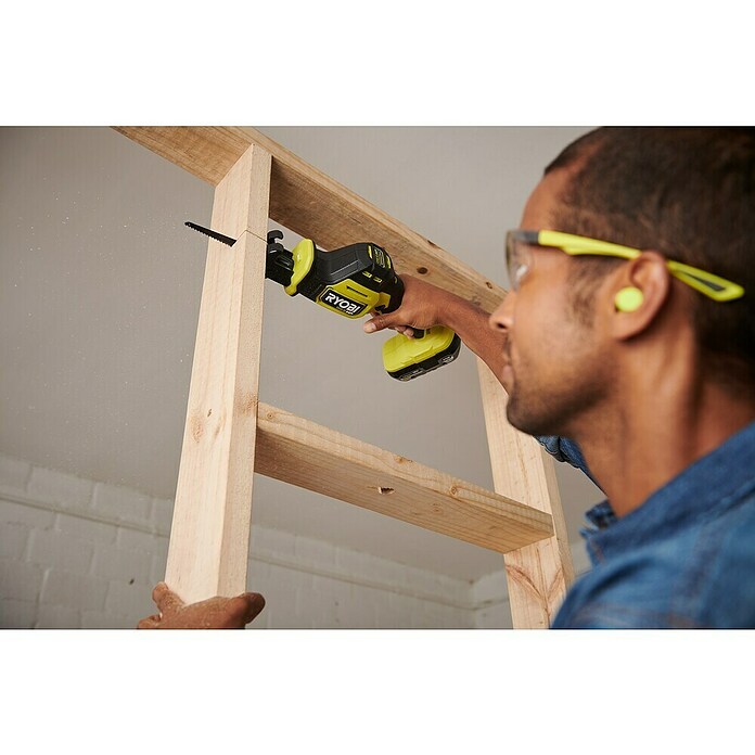 Ryobi ONE+HP Akku-Säbelsäge RRS18C1-0 (18 V, Ohne Akku, Leerlaufdrehzahl: 0 U/min - 3 200 U/min, Hublänge: 23 mm) | BAUHAUS