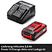 Einhell Power X-Change Akku-Kettensäge GE-LC 18 Li Kit (18 V, Li-Ionen, 3 Ah, 1 Akku, Schwertlänge: 25 cm)