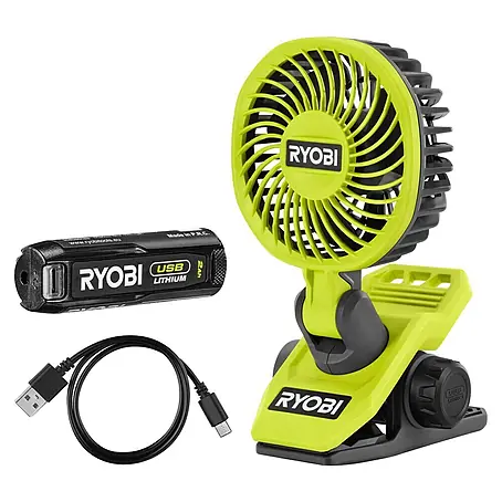 Ryobi 4V USB Akku-Ventilator RCF4-120G