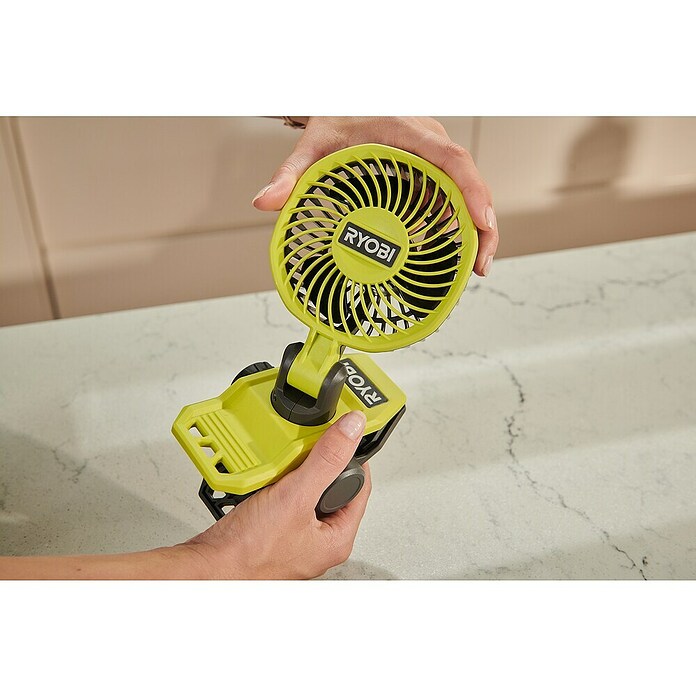 Ryobi 4V USB Akku-Ventilator RCF4-120G (4 V, 1 Akku) | BAUHAUS