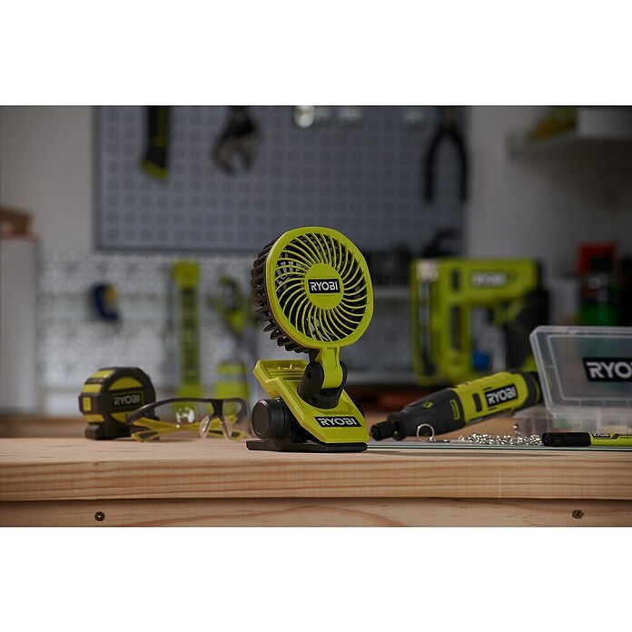 Ryobi 4V USB Akku-Ventilator RCF4-120G (4 V, 1 Akku) | BAUHAUS