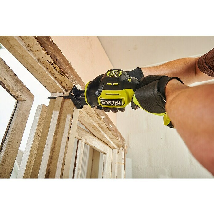 Ryobi ONE+HP Akku-Säbelsäge RRS18C1-0 (18 V, Ohne Akku, Leerlaufdrehzahl: 0 U/min - 3 200 U/min, Hublänge: 23 mm) | BAUHAUS