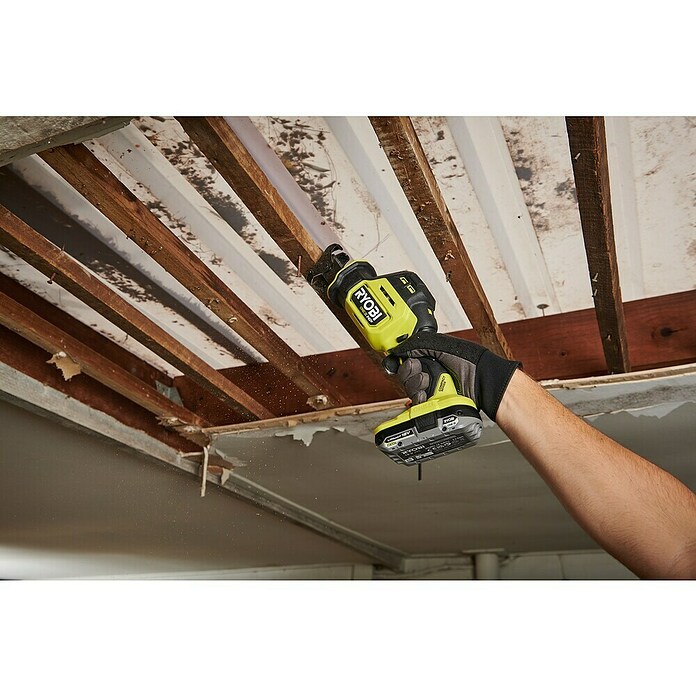 Ryobi ONE+HP Akku-Säbelsäge RRS18C1-0 (18 V, Ohne Akku, Leerlaufdrehzahl: 0 U/min - 3 200 U/min, Hublänge: 23 mm) | BAUHAUS