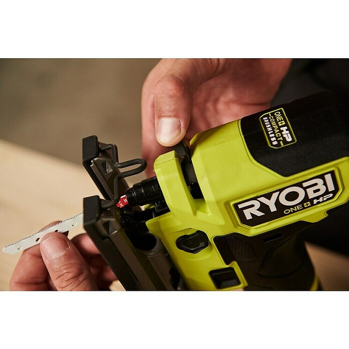 Ryobi ONE+HP Akku-Pendelhubstichsäge RJS18BX-0 (18 V, Li-Ionen, Anzahl Akkus: Ohne Akku, Leerlaufhubzahl: 900 /min - 3 200 /min) | BAUHAUS