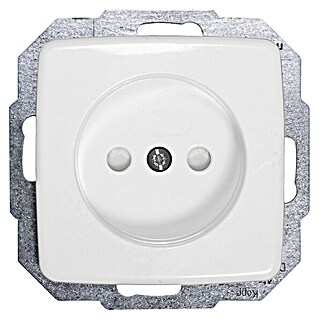 Kopp Rivo Serie-wisselschakelaar inbouw (Wit, Onderbouwmontage, 16 A)