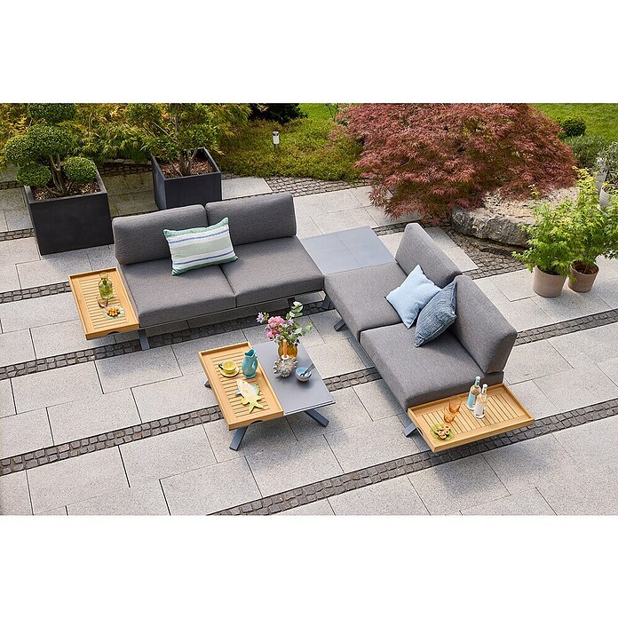 Sunfun Lumar Lounge kavč  (Do x Š x V: 195,5 x 87 x 68 cm) | 8303 - Loungeset | ICAE - Sommermöbel Loungemöbel | ICA - Sommermöbel | IC - Freizeit im Garten | I - Stadtgarten | BAUHAUS