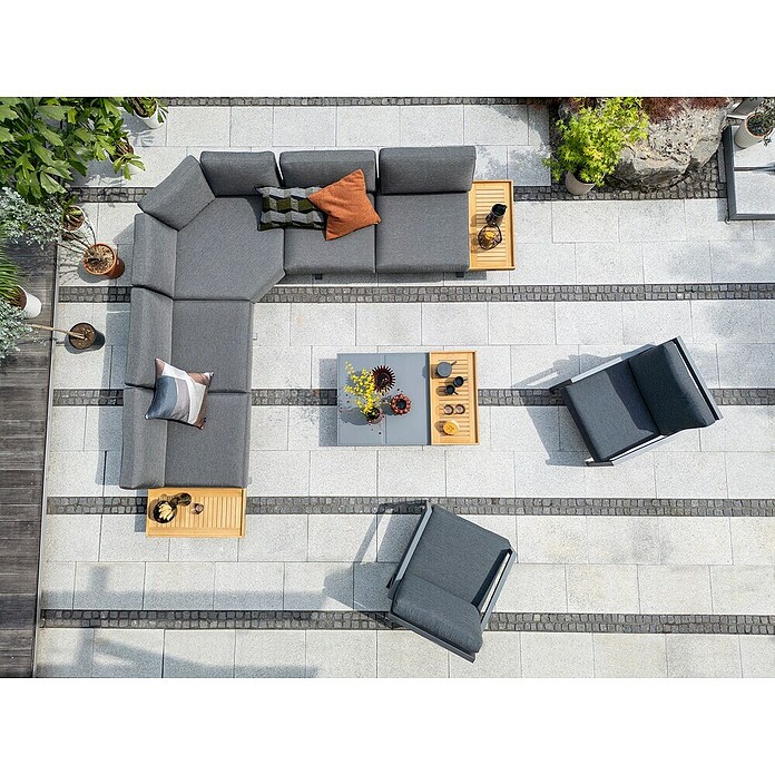 Sunfun Lumar Lounge kotni element  (Do x Š x V: 115 x 115 x 68 cm) | 8303 - Loungeset | ICAE - Sommermöbel Loungemöbel | ICA - Sommermöbel | IC - Freizeit im Garten | I - Stadtgarten | BAUHAUS