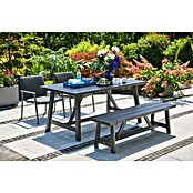 Sunfun Melina Gartentisch (L x B x H: 170 x 90 x 75 cm, Akazienholz, Rechteckig, Black Washed) | BAUHAUS