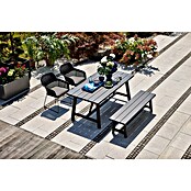 Sunfun Melina Gartentisch (L x B x H: 170 x 90 x 75 cm, Akazienholz, Rechteckig, Black Washed) | BAUHAUS