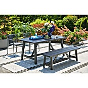 Sunfun Melina Gartentisch (L x B x H: 170 x 90 x 75 cm, Akazienholz, Rechteckig, Black Washed) | BAUHAUS