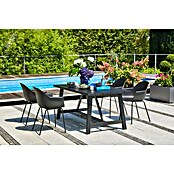 Sunfun Melina Gartentisch (L x B x H: 170 x 90 x 75 cm, Akazienholz, Rechteckig, Black Washed) | BAUHAUS