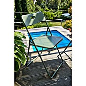 Conjunto de muebles de balcón Jordan (3 pzs., Acero, Verde, Abatible) | BAUHAUS